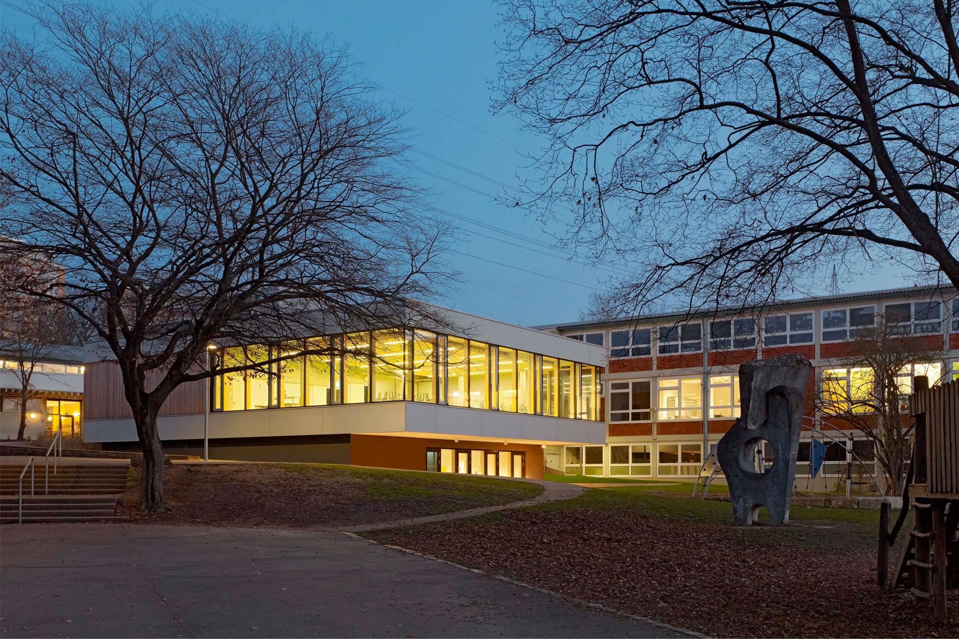 Architekt Erweiterungsneubau Schülermensa