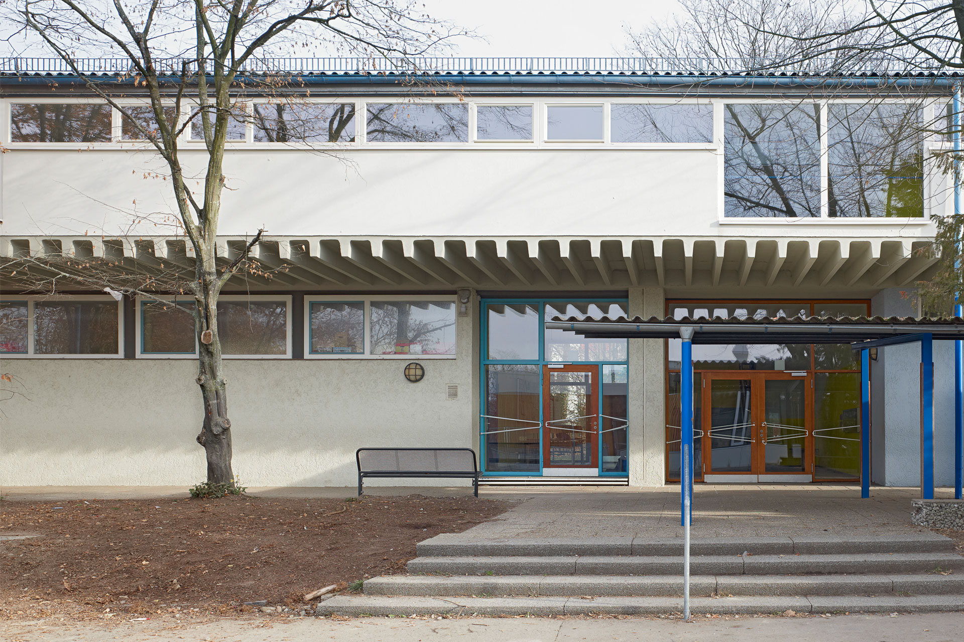 Achitekt, Sanierung Silcherschule Denkmal, Eingangsbereich