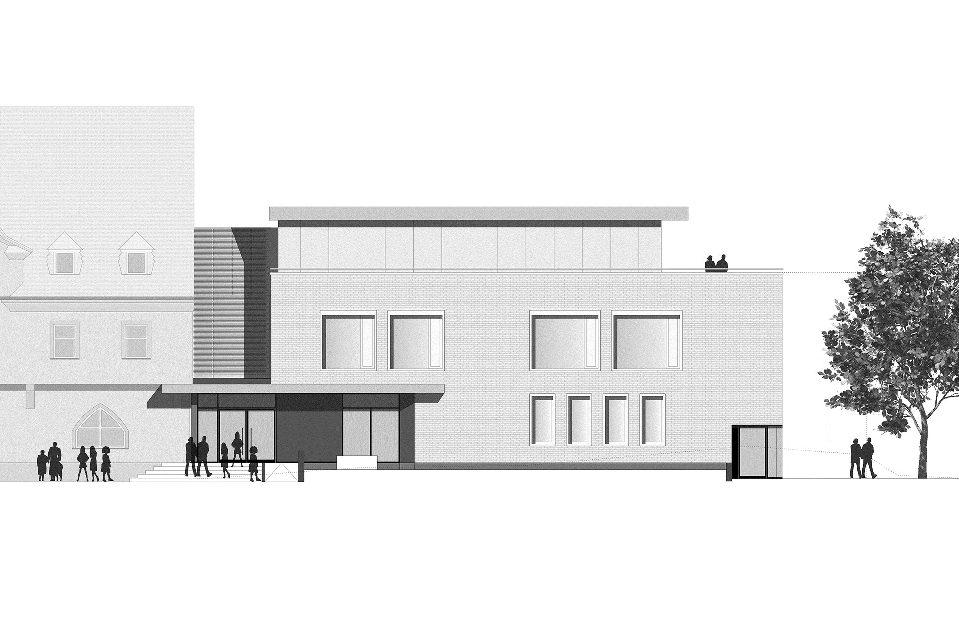 Erweiterungsneubau Schule Mensa Kaltental Stuttgart